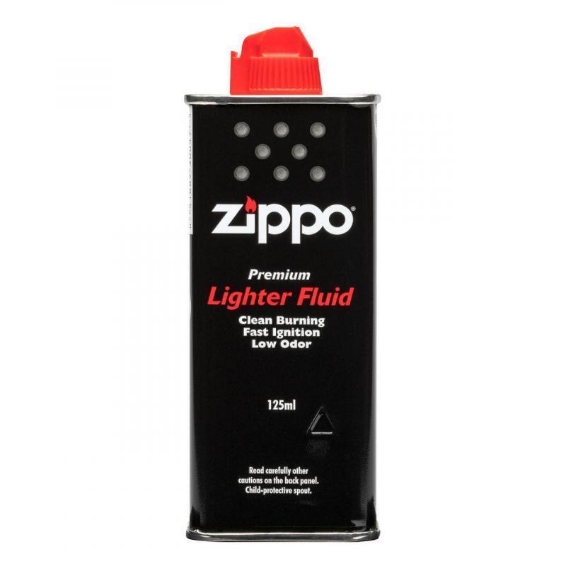 JMCo Gold Oil Lighter + Zippo Refill Fluid 125ml + Wick + Flints