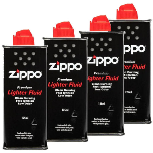 4 Packs Zippo Premium Lighter Fluid (125ml)