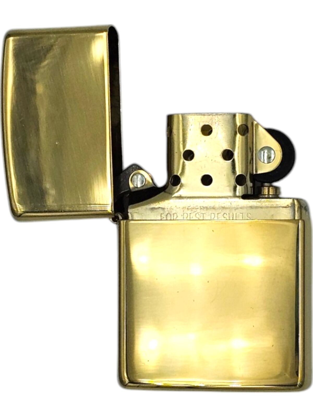 Zippo Lighter High Polished Brass Genuine Original