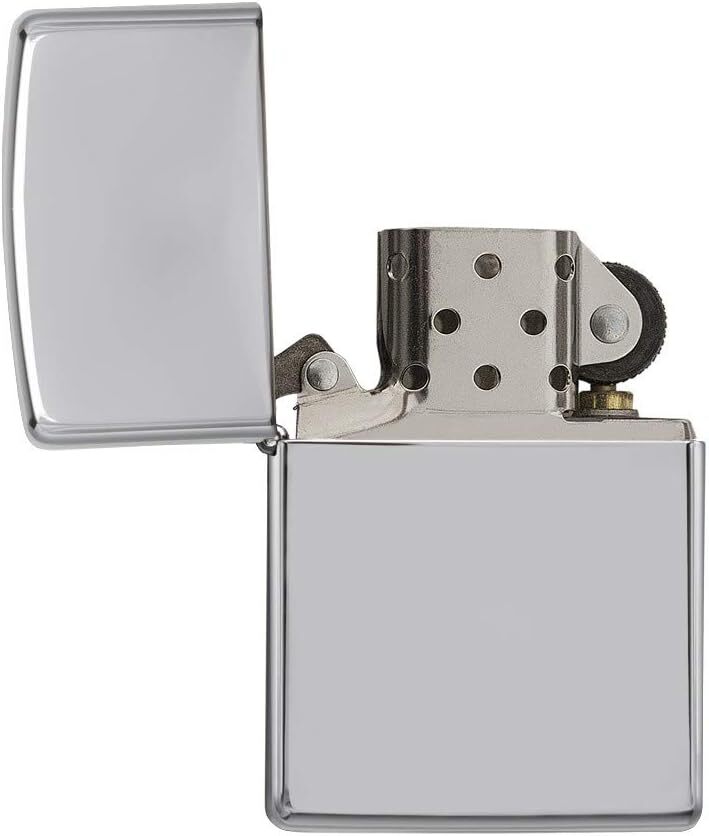 Zippo Lighter High Polished Chrome Genuine Original