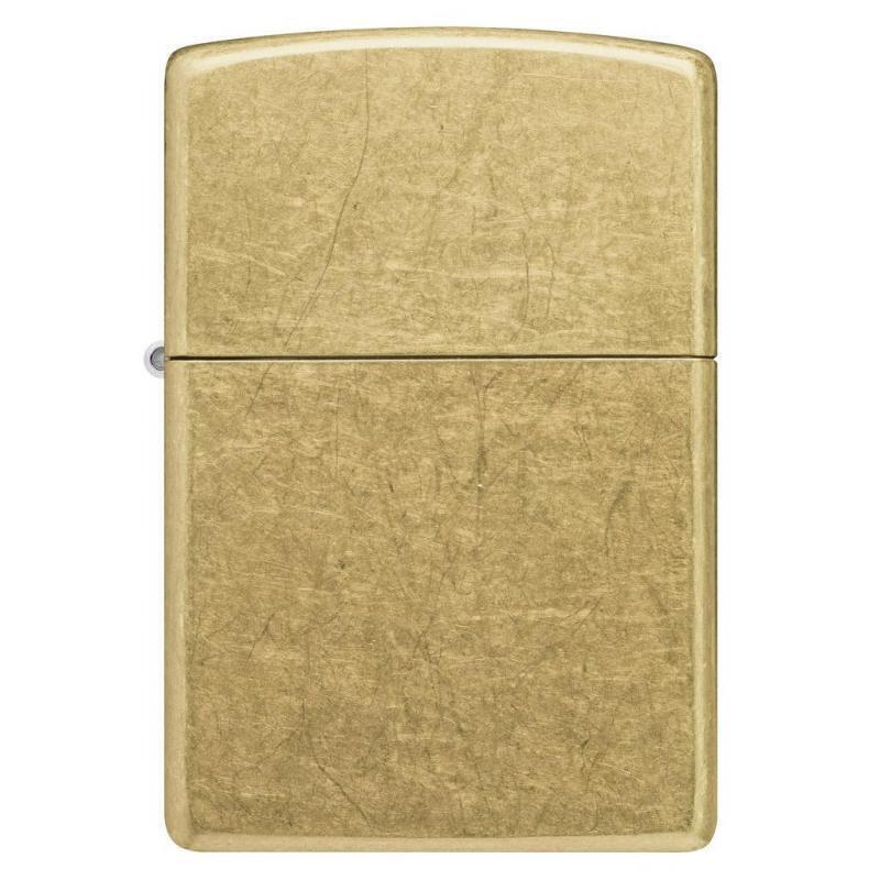 Zippo Lighter Regular Street Brass Genuine Original