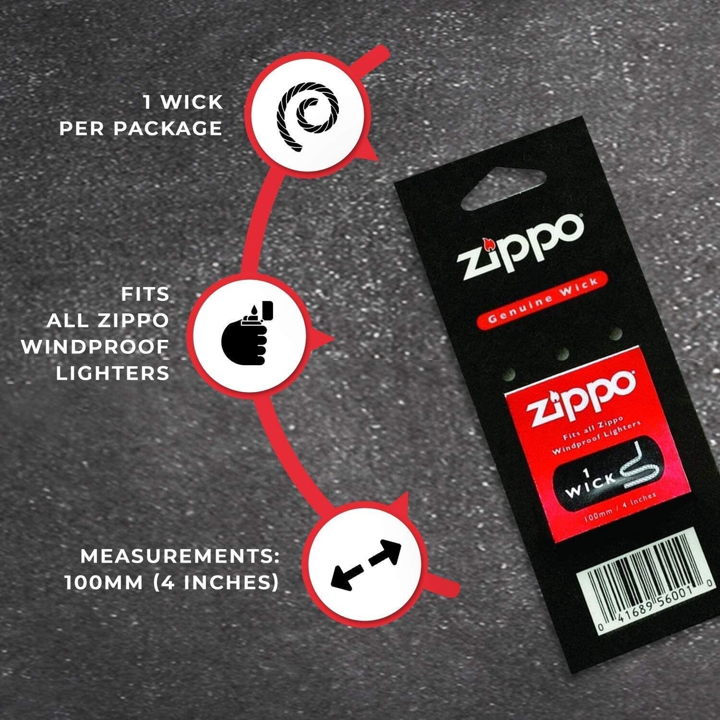 Zippo Lighter Wick Genuine Original