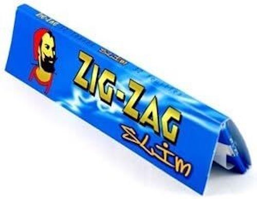 ZIG ZAG King Size Slim Blue Rolling Papers