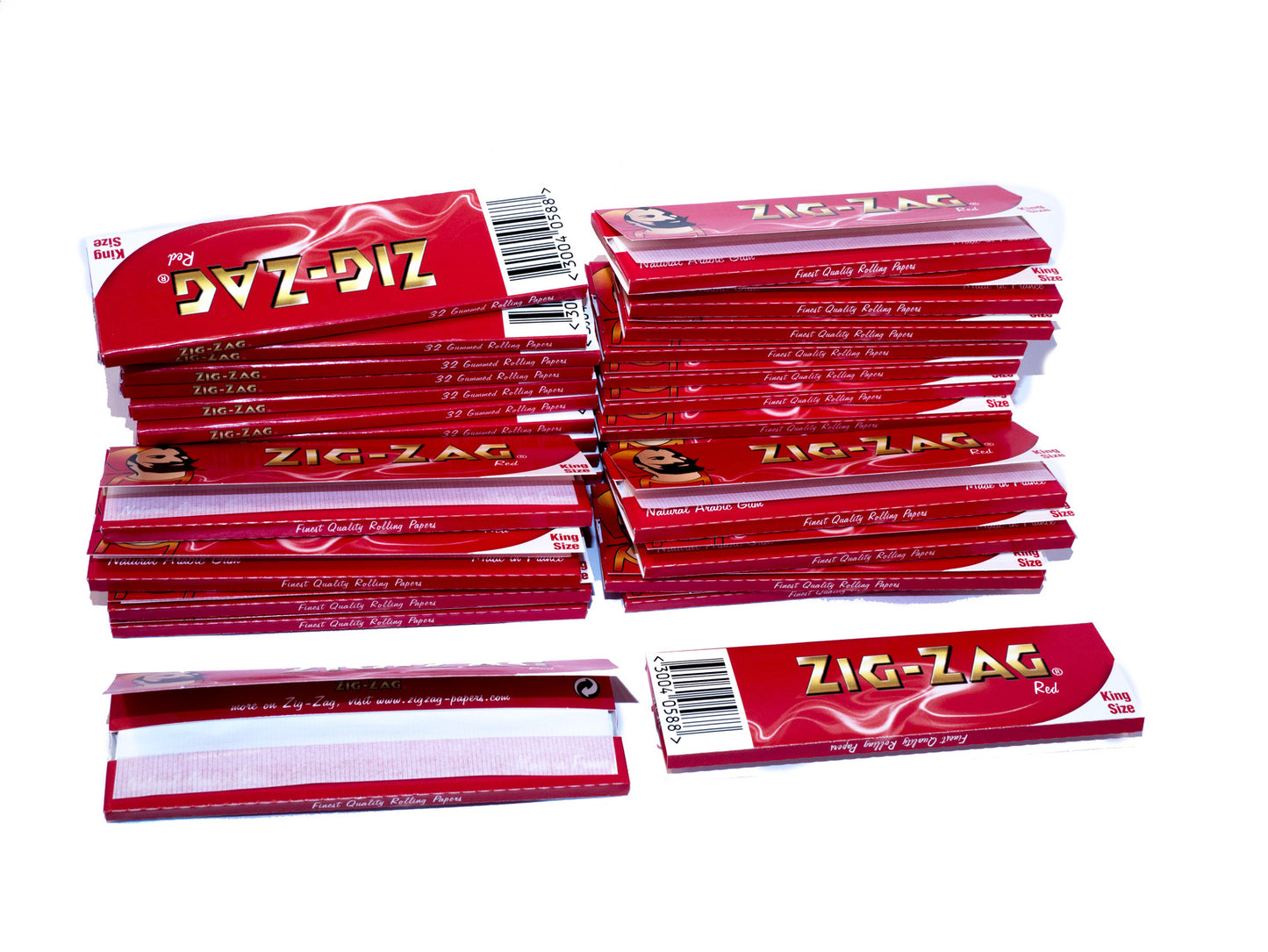 ZIG ZAG King Size Red Classic Rolling Papers Roll