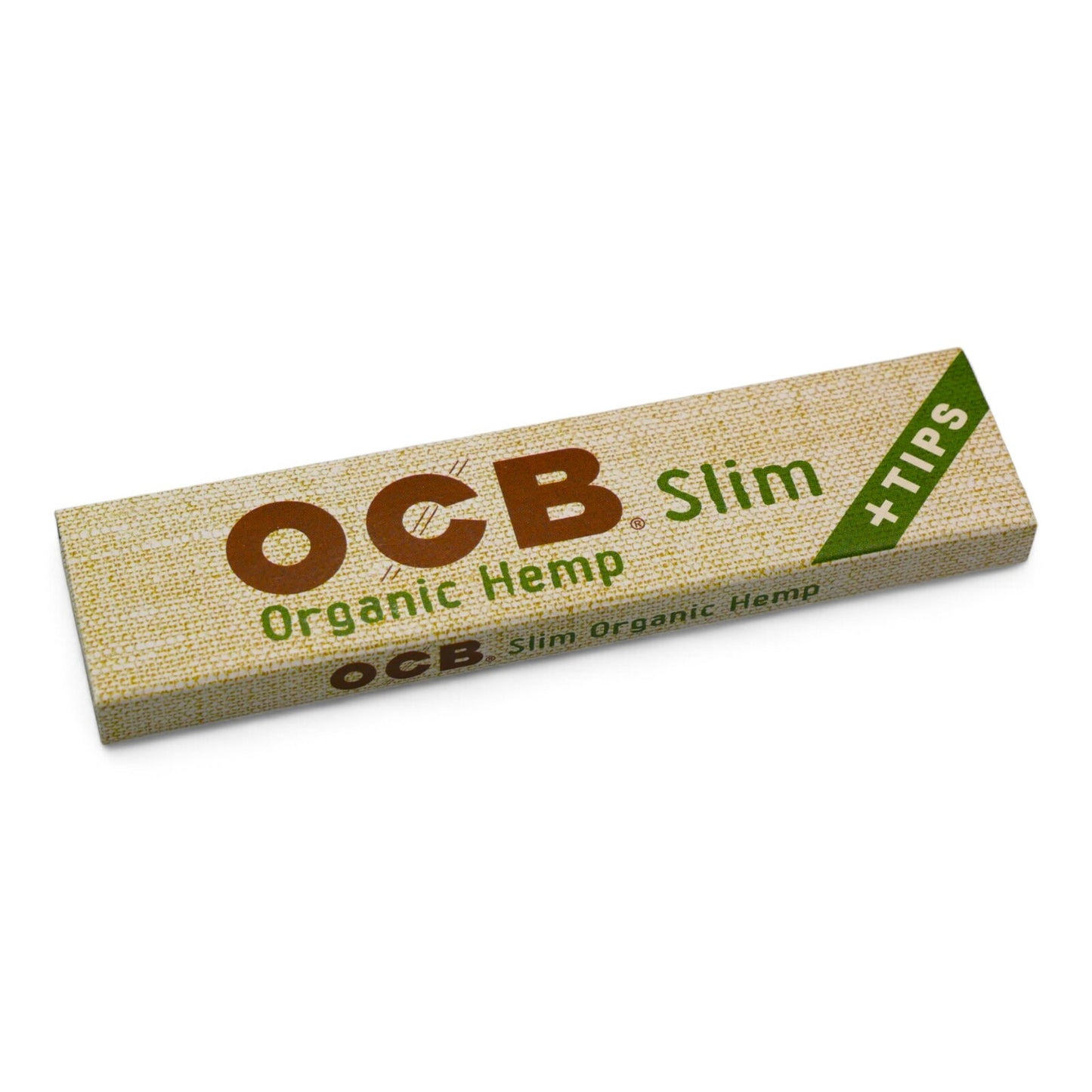 OCB Organic King Slim Size Ultra thin Rolling Papers with Tips