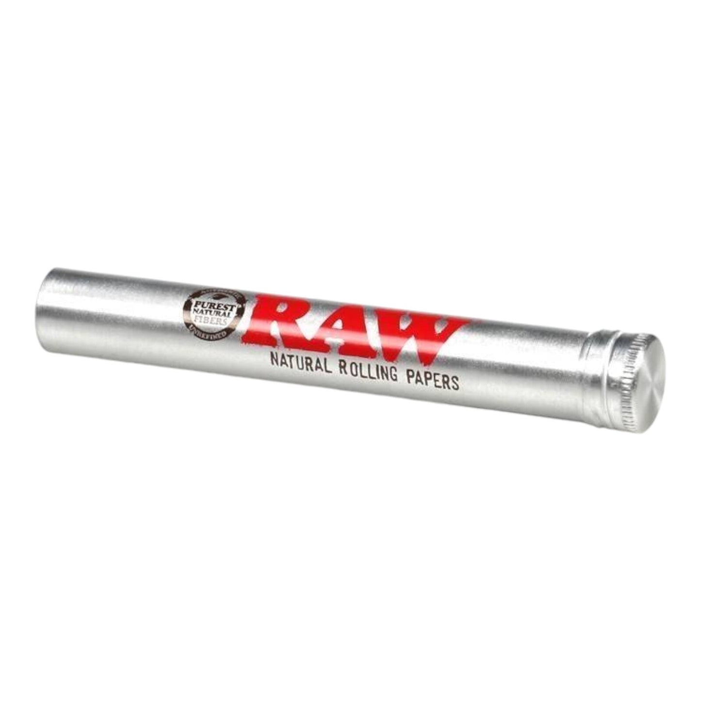 RAW Metal King Size Cone Storage Tube - Airtight Screw Top for Rolling Papers