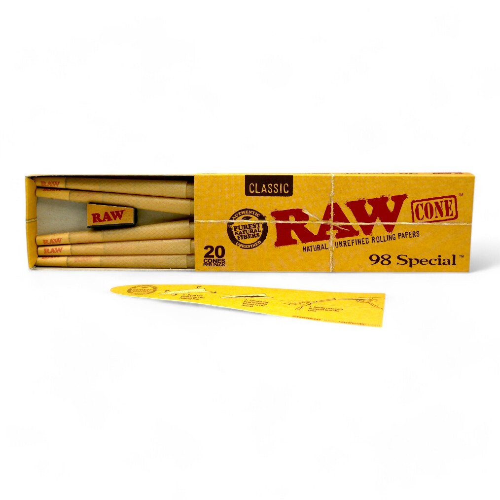 RAW Classic 98 Special Pre Rolled Cones (20 Pack)