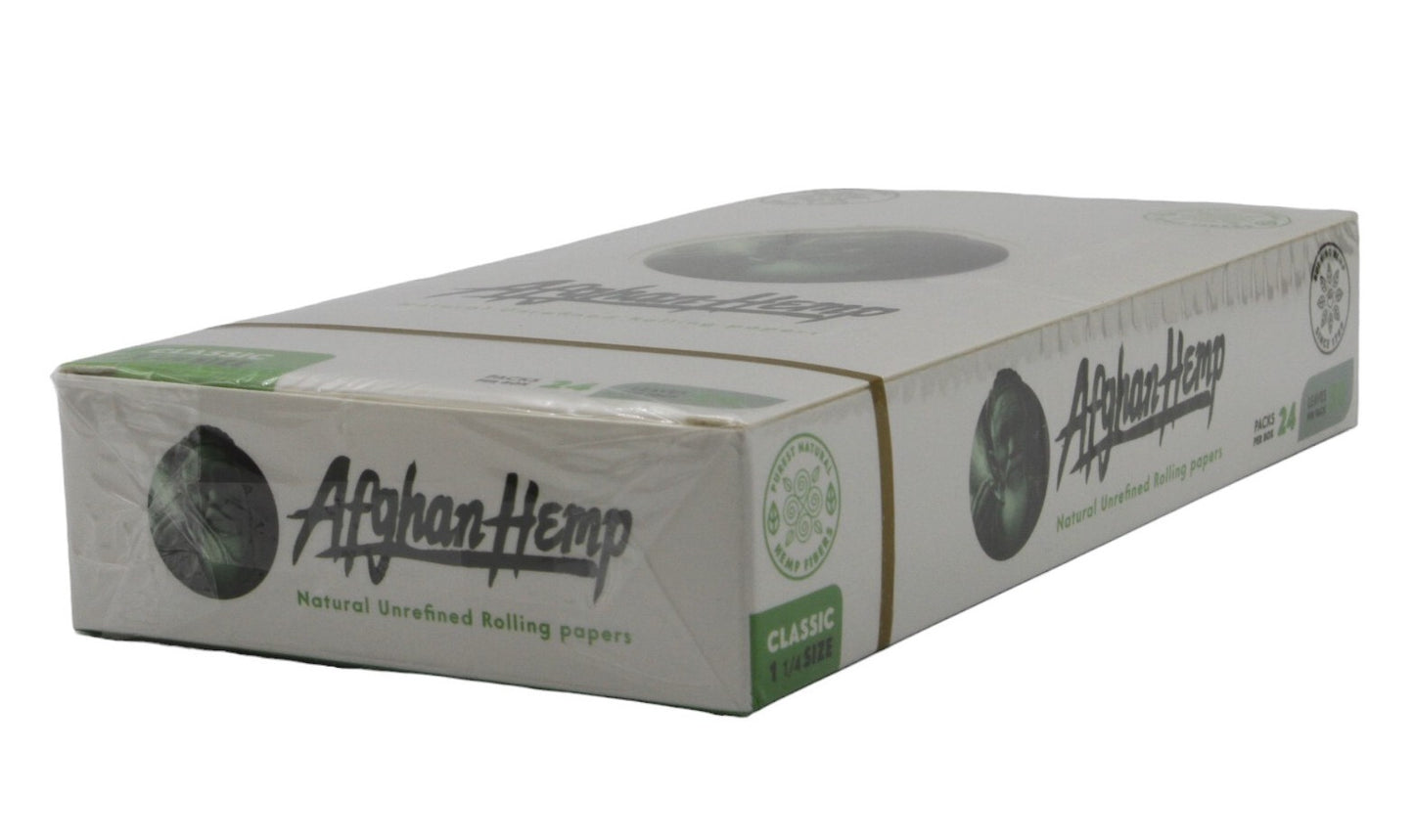 Box of 24 Afghan Hemp Unrefined 1 1/4 Papers