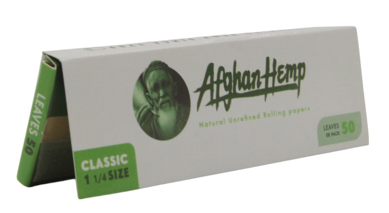 Box of 24 Afghan Hemp Unrefined 1 1/4 Papers