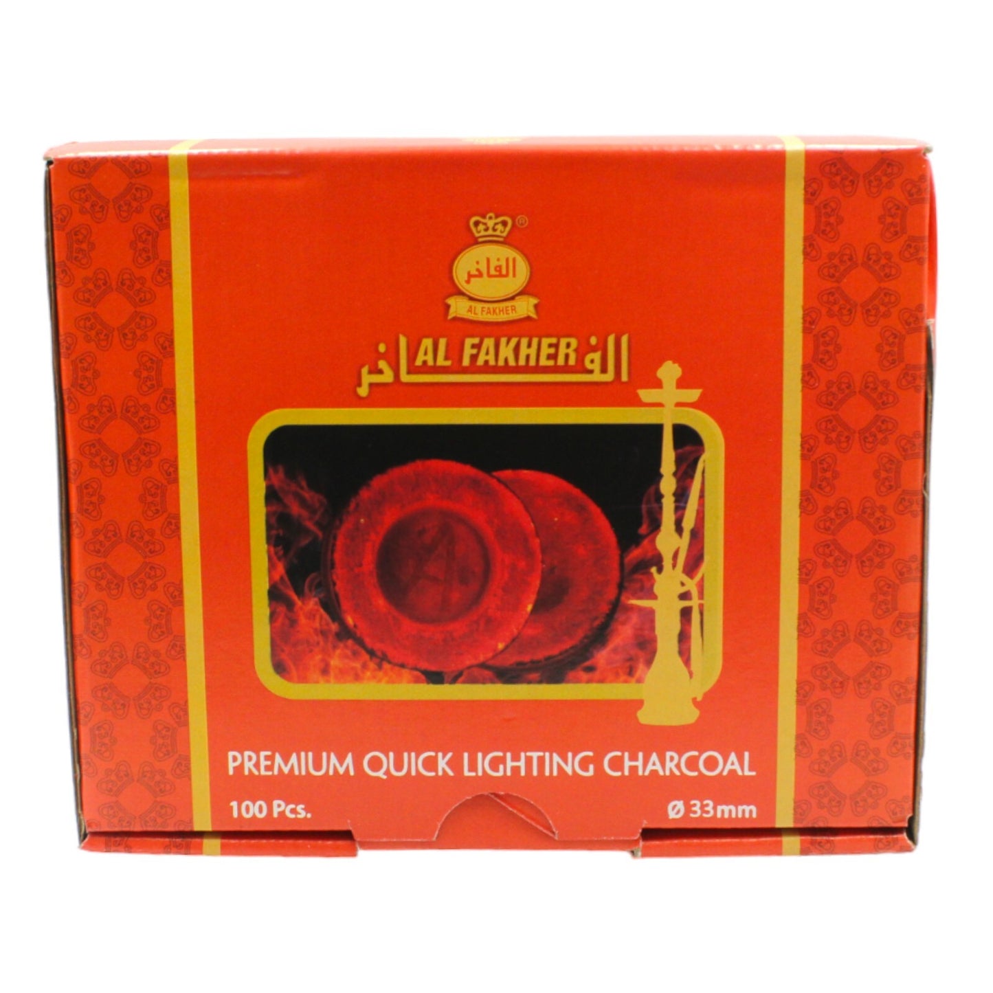 Box of 100 AL Fakher Quick Easy Light Coal Charcoal