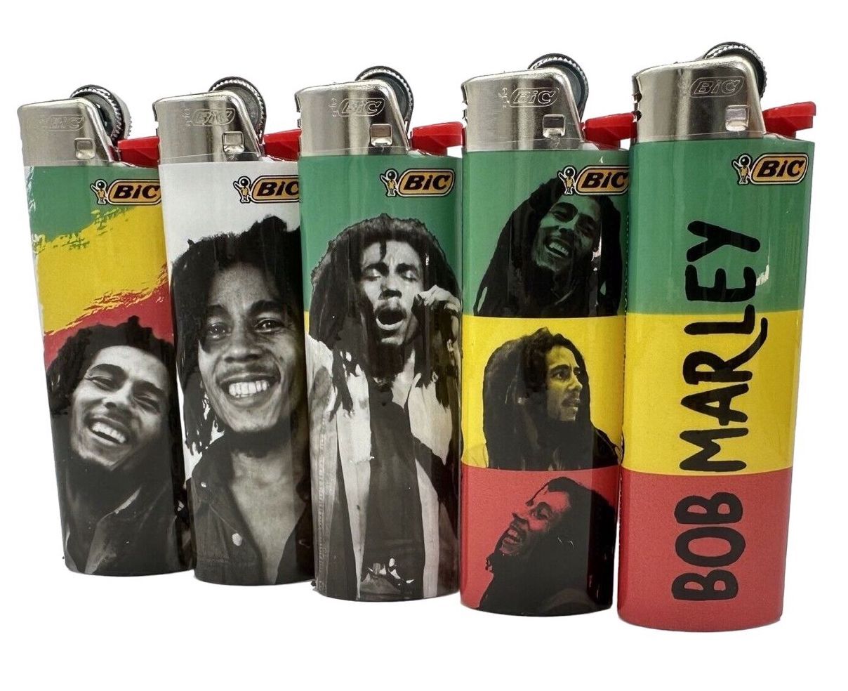 Box of 50 BIC Maxi Bob Marley Lighters (J26)