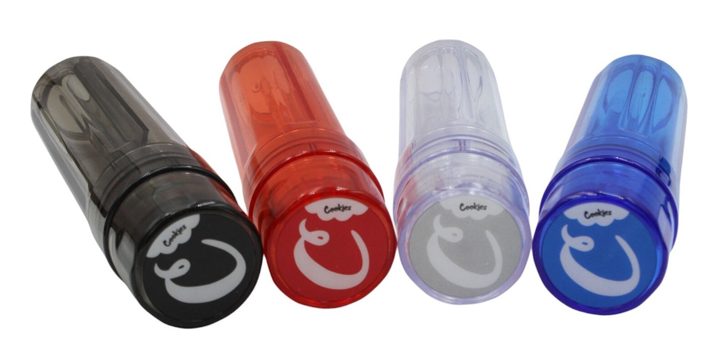 4-Pack Plastic Herb Grinder with Cone Filler Roller