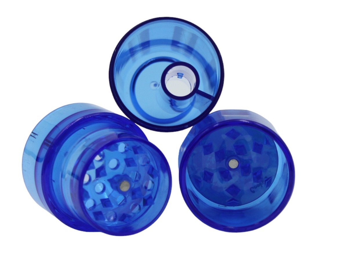 Blue Flower Tower Herb Grinder Cone Filler 3-in-1 Roller