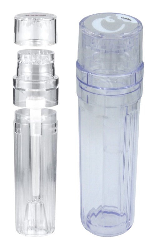 Clear Flower Tower Herb Grinder Cone Filler 3-in-1 Roller