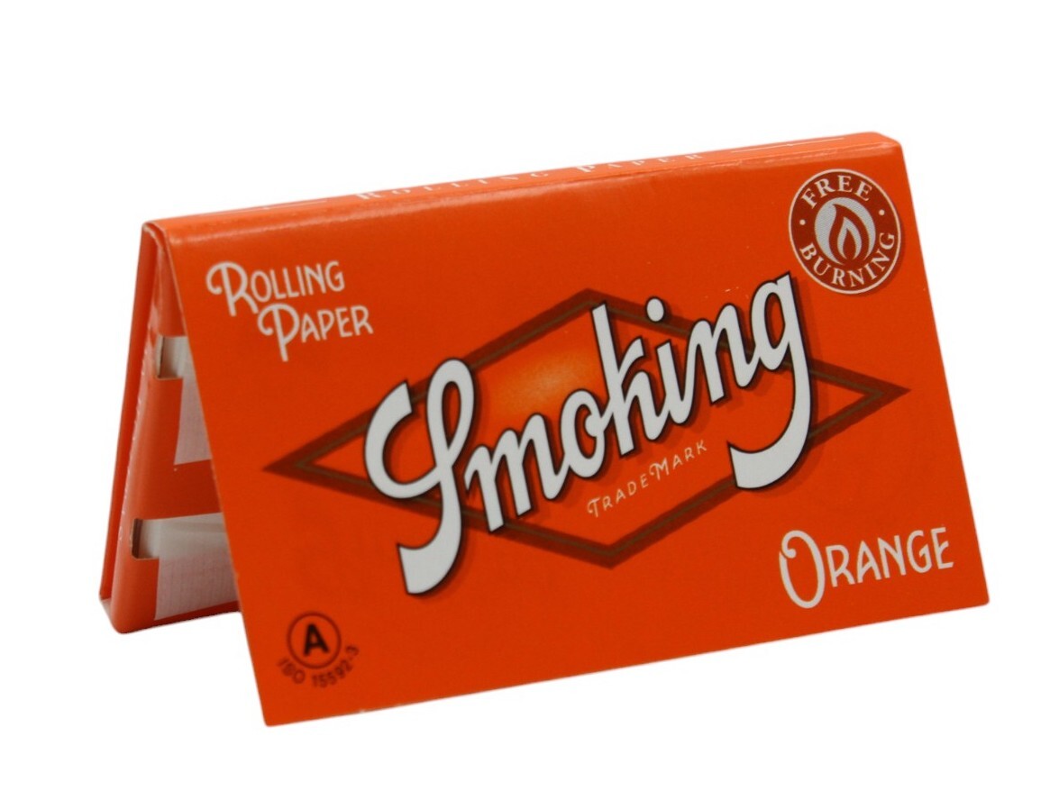 Box of 25 Free Burning Papers Orange (120 Leaves)