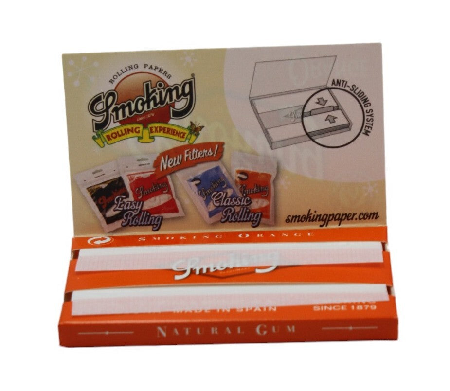 Box of 25 Free Burning Papers Orange (120 Leaves)