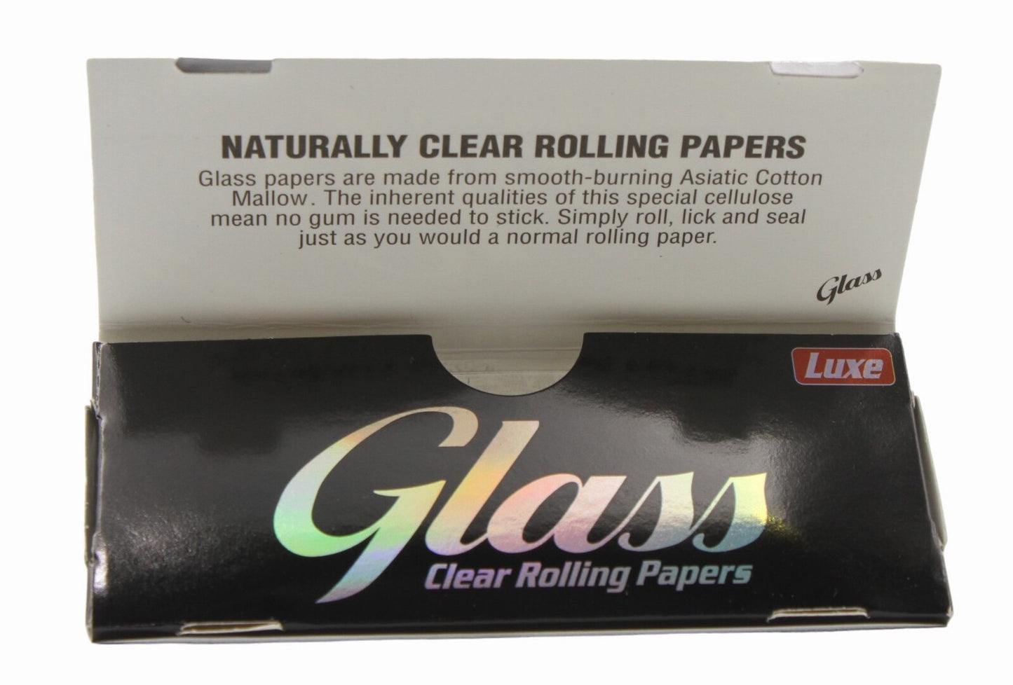 Glass Clear Rolling Papers King Size Slim Natural (40 Leaves)