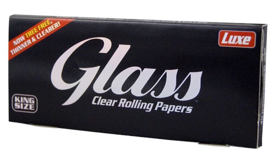 Glass Clear Rolling Papers King Size Slim Natural (40 Leaves)