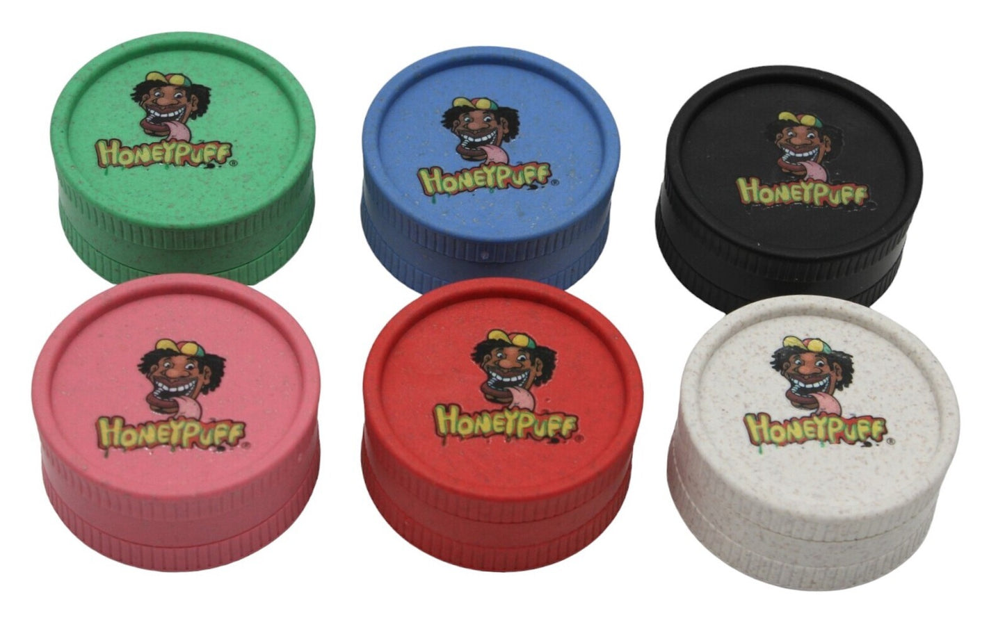 40mm Honeycomb Hemp Manual Herb Grinder - Assorted