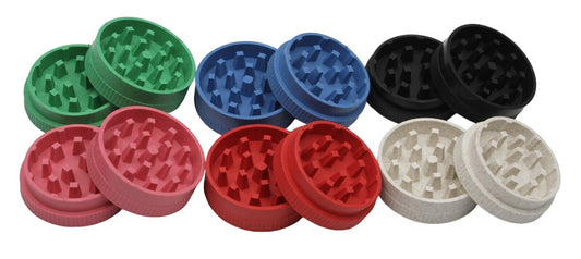 40mm Honeycomb Hemp Manual Herb Grinder - Assorted