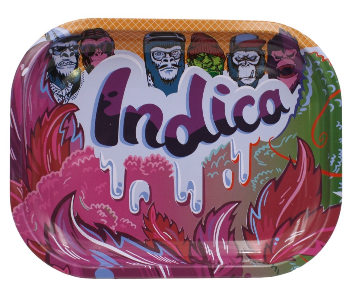 Gorilla Indica Smoking Gift Set with Pipe, Grinder, Ashtray & Rolling Tray