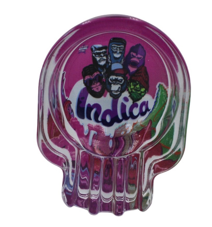 Gorilla Indica Smoking Gift Set with Pipe, Grinder, Ashtray & Rolling Tray