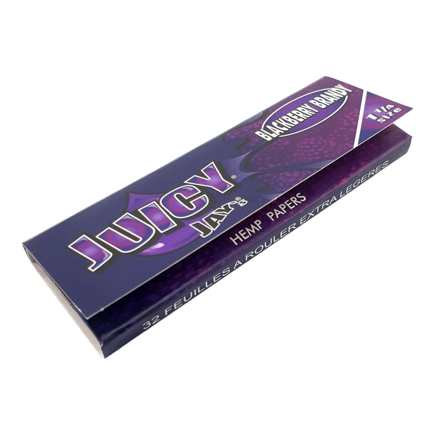 Juicy Jay Blackberry Brandy 1 1/4 Flavoured Hemp Rolling Papers