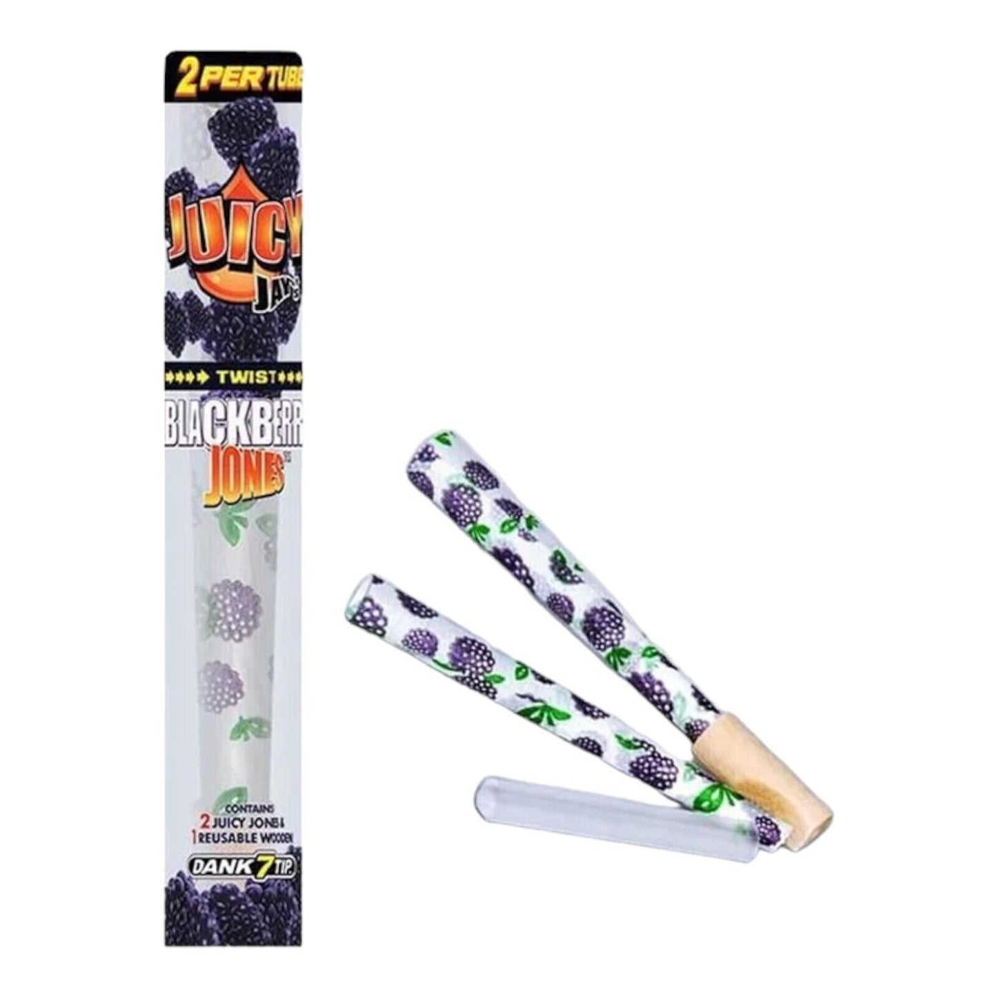 Juicy Jays Assorted 4 Flavours Pre-Rolled Tubes - 8 Cones