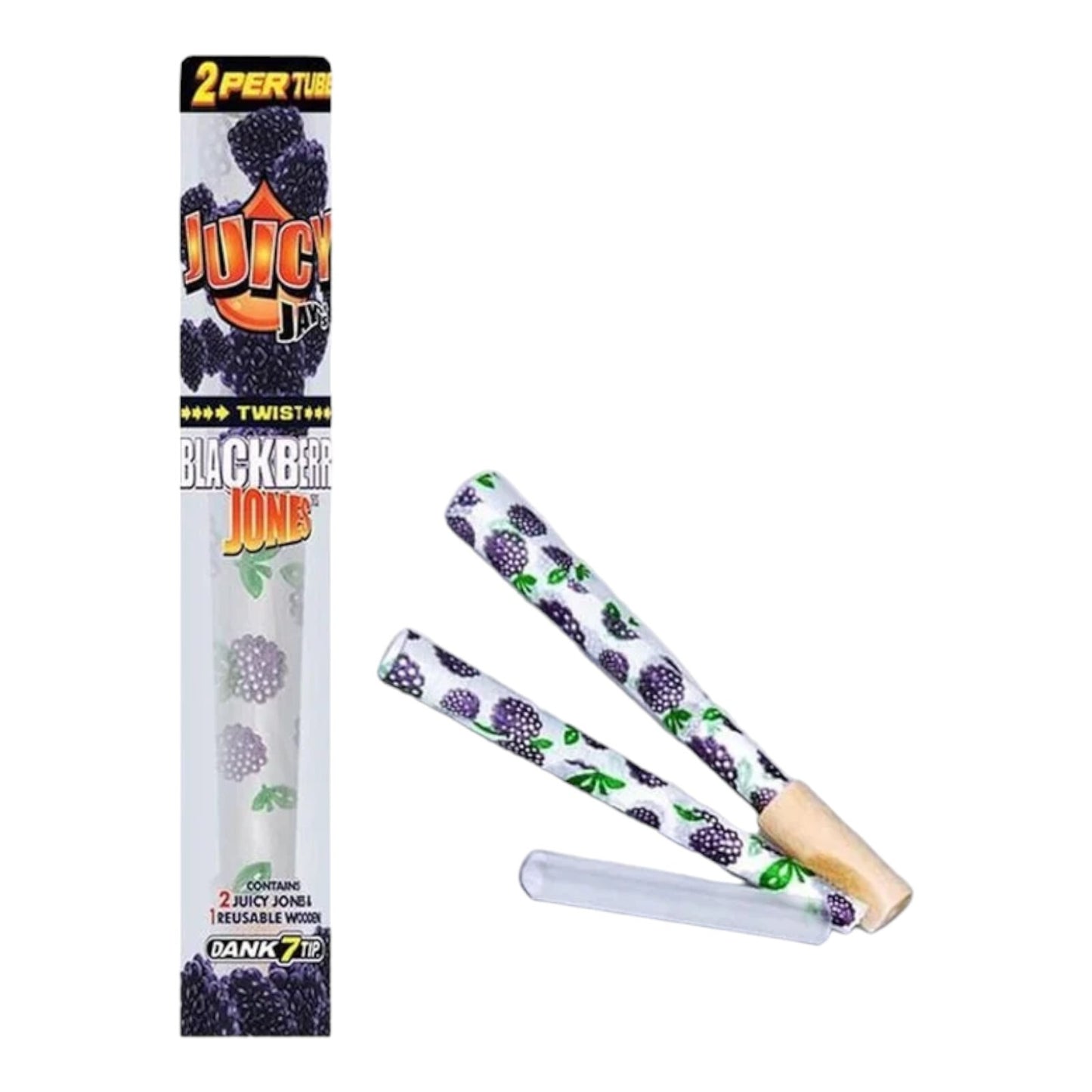 Juicy Jays Blackberry Pre-Rolled Cones Box of 24