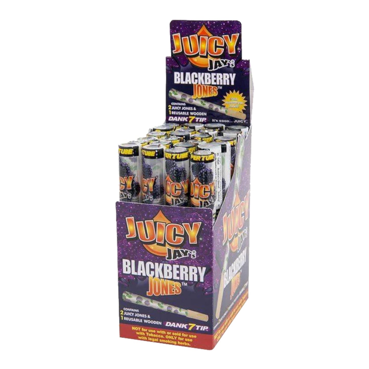 Juicy Jays Blackberry Pre-Rolled Cones Box of 24