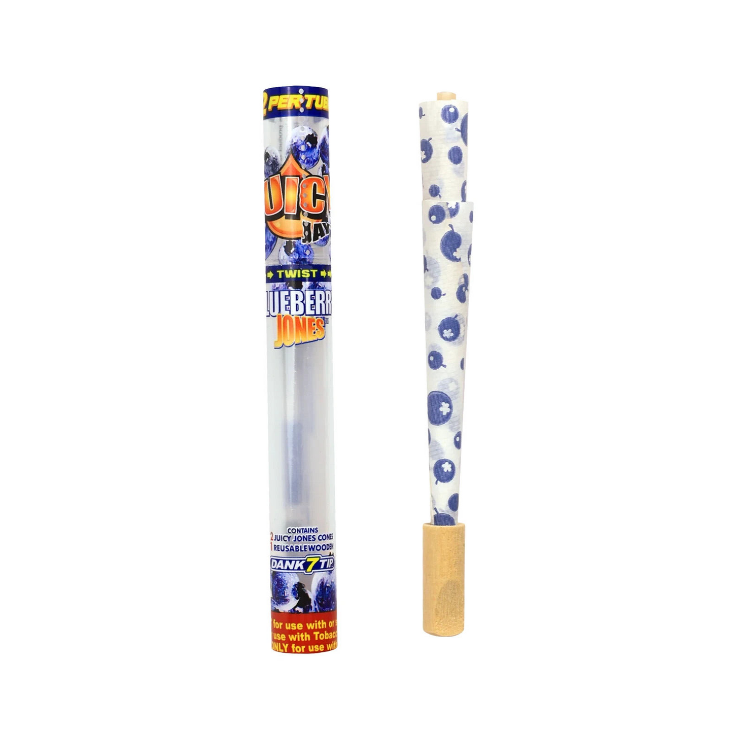 Juicy Jays Blueberry Pre-Rolled Tube - 2 Cones