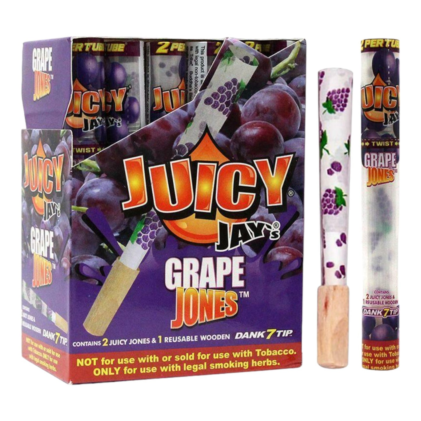 Juicy Jays Grape Pre-Rolled Cones Box of 24