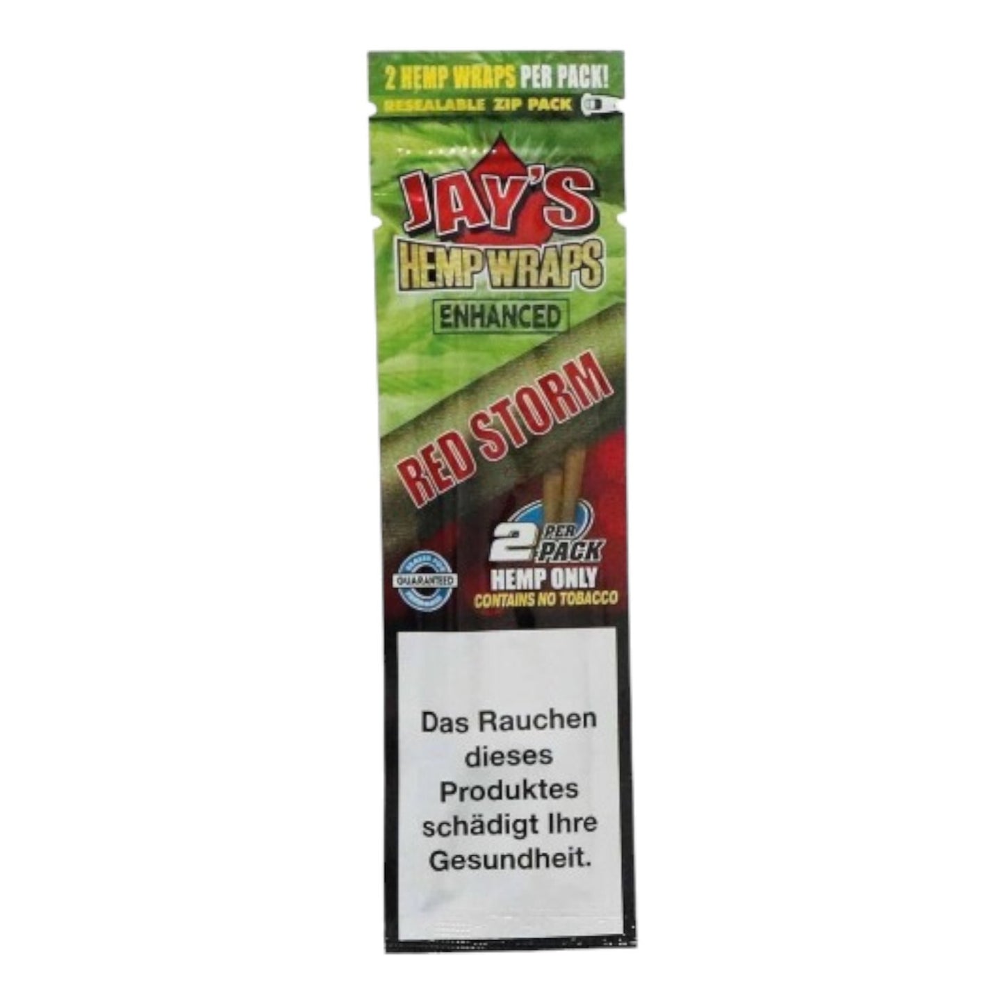 Juicy Jays Red Storm Natural Wraps - 2 Per Pack