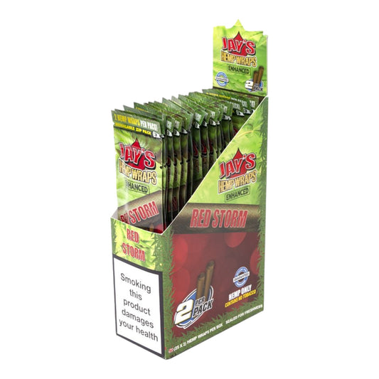 Juicy Jays Red Storm Natural Wraps Box of 25