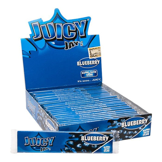 Juicy Jays Blueberry King Size Rolling Papers Box of 24