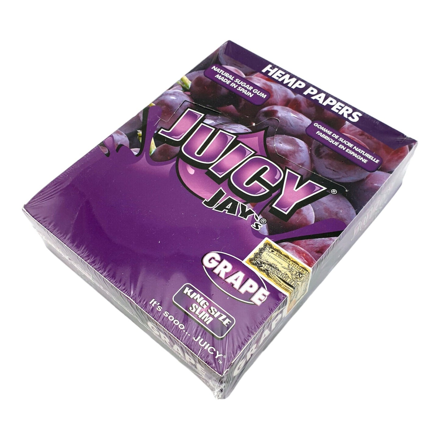 Juicy Jays Grape King Size Rolling Papers Box of 24