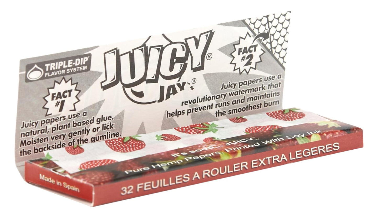 Juicy Jays Strawberry King Size Rolling Papers