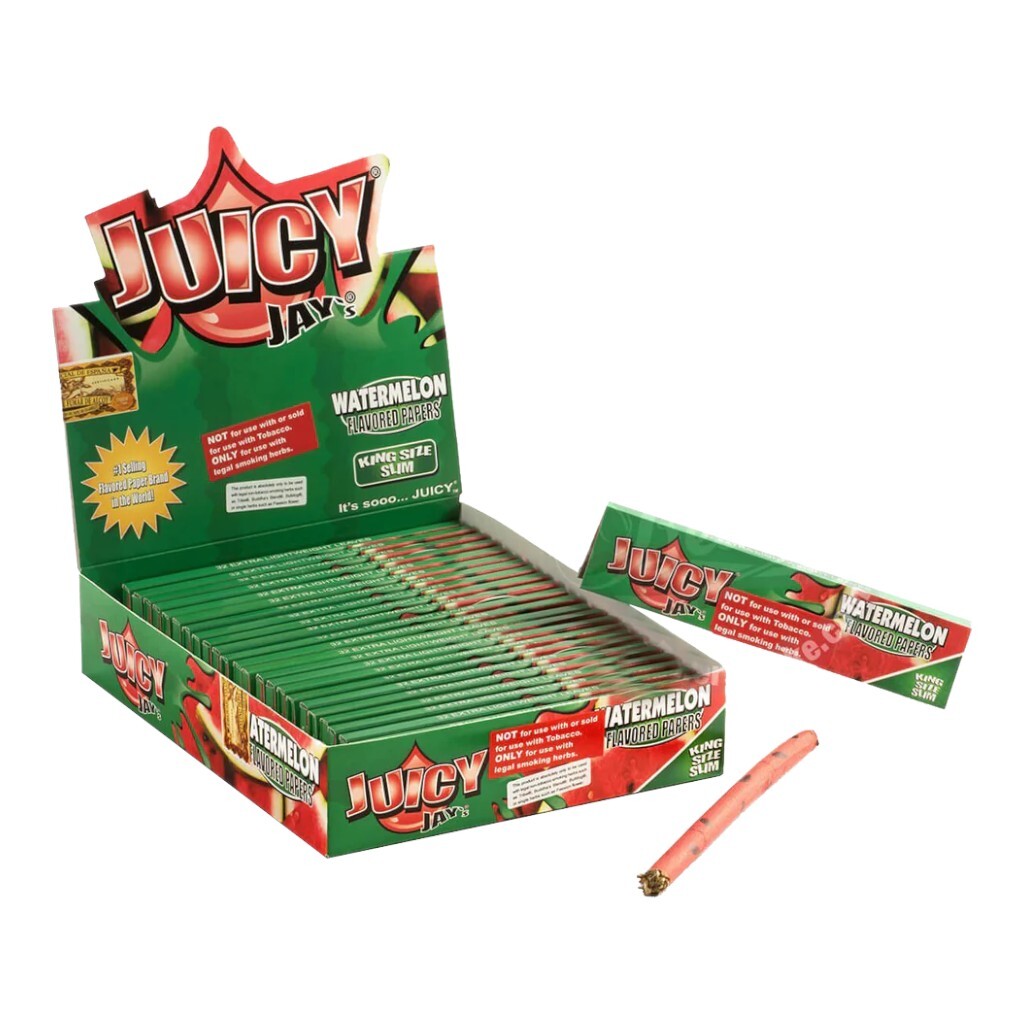 Juicy Jays Watermelon King Size Rolling Papers - Box of 24