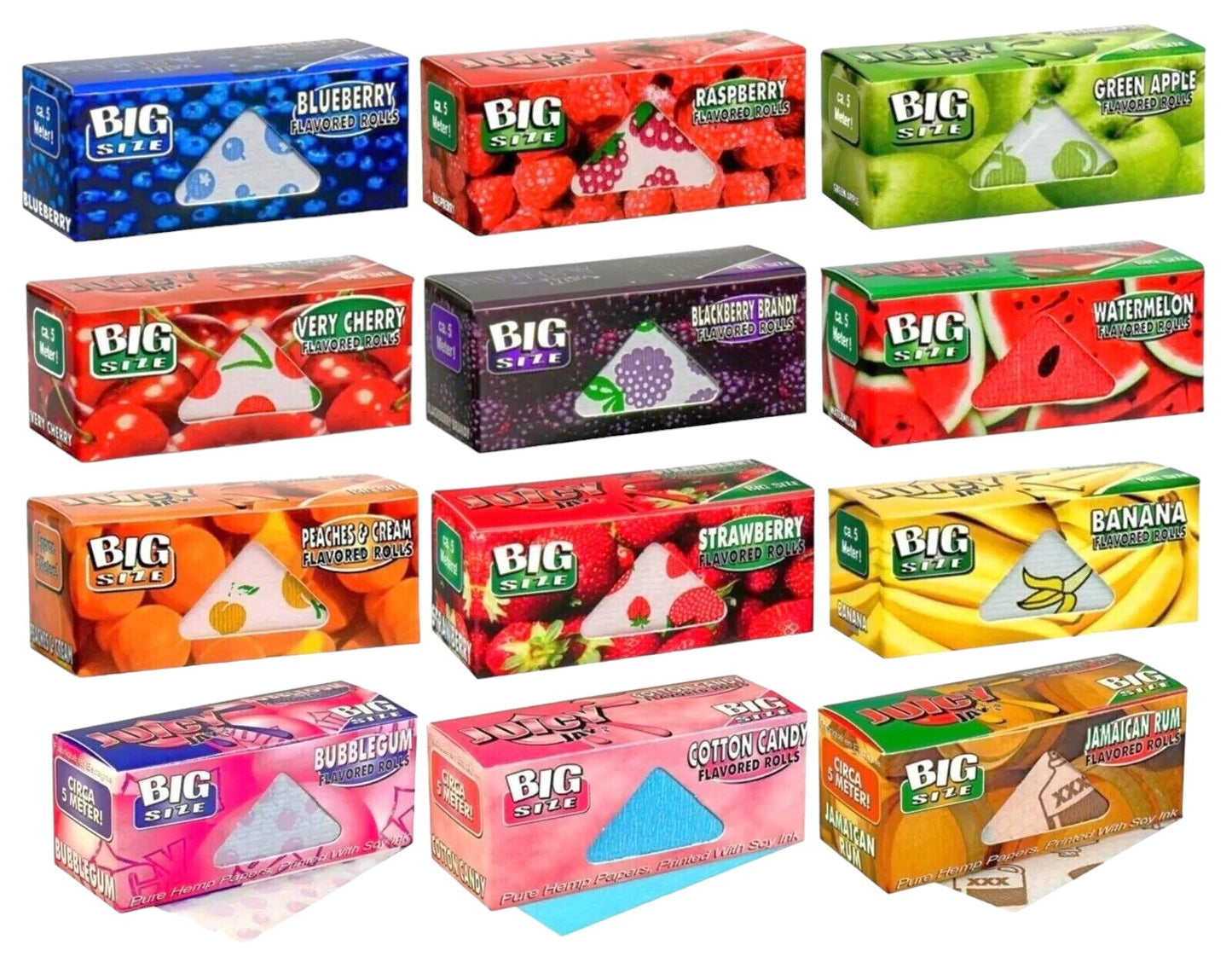 Juicy Jays Mix Flavoured Rolling Papers - 24 Rolls