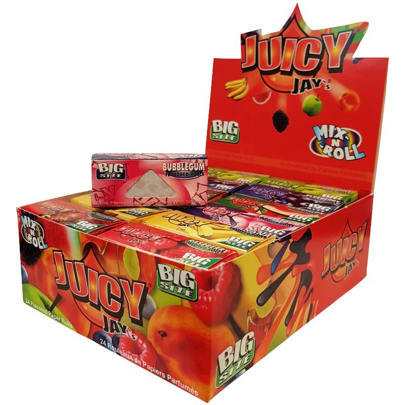 Juicy Jays Mix Flavoured Rolling Papers - 24 Rolls