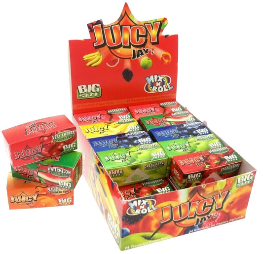 Juicy Jays Mix Flavoured Rolling Papers - 24 Rolls