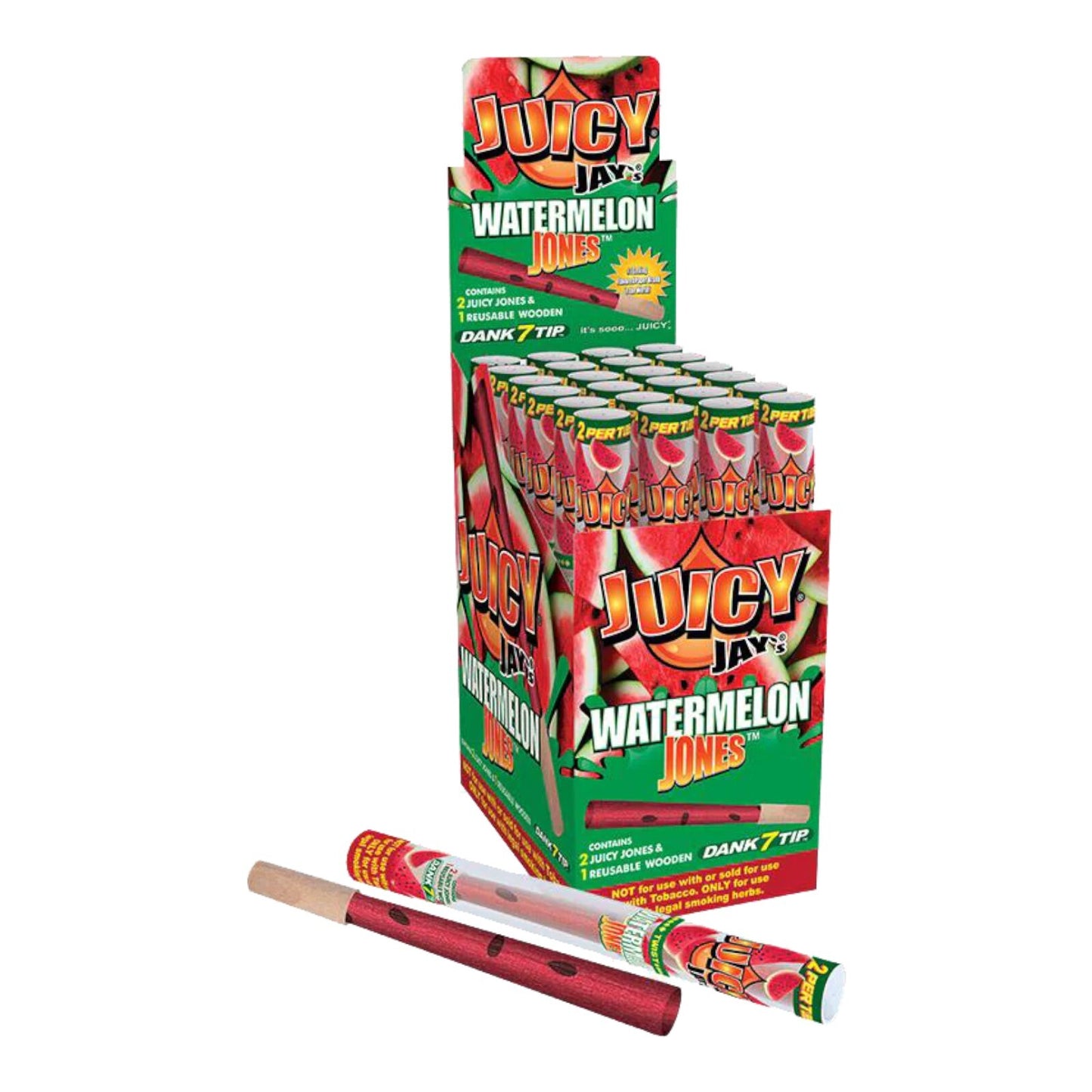 Juicy Jays Watermelon Pre-Rolled Cones - Box of 24