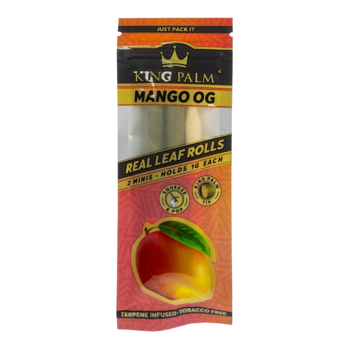 King Palm Mango OG Mini Rolls - 2 Pack