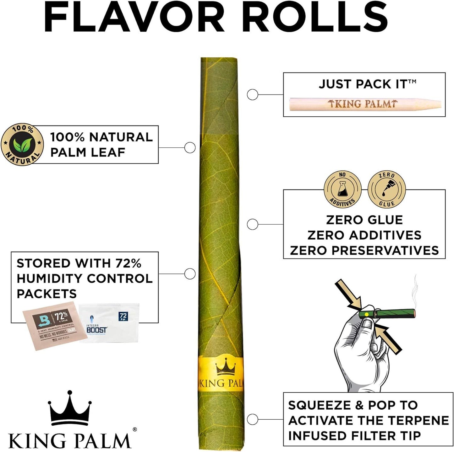 King Palm Peach The Game - Red Velvet - 2 Minis Smoking Roll Tobacco Herbs