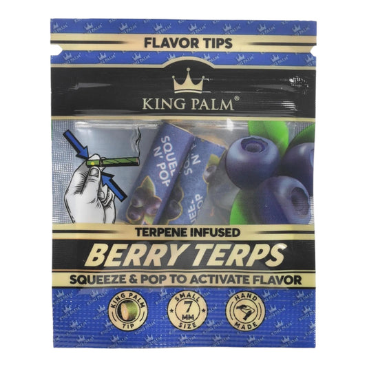 King Palm Berry Terps Flavoured Filter Tips - 2 Tips