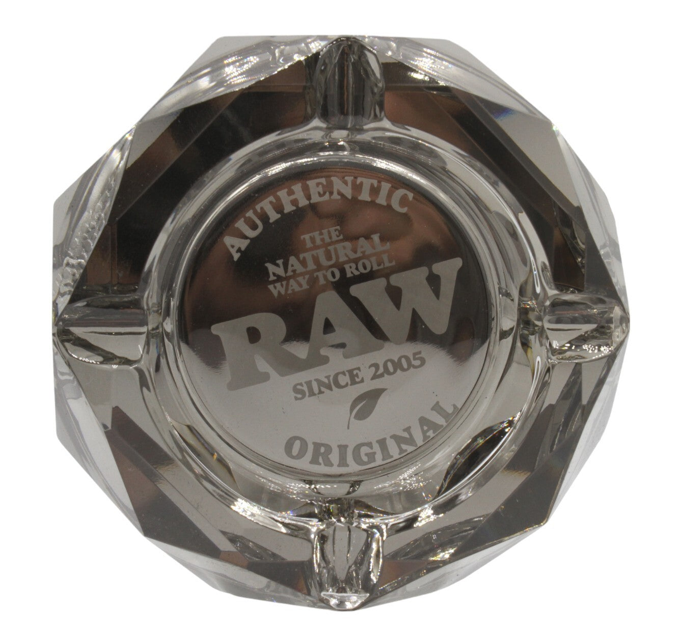 RAW Prism Glass Ashtray - Dark Side