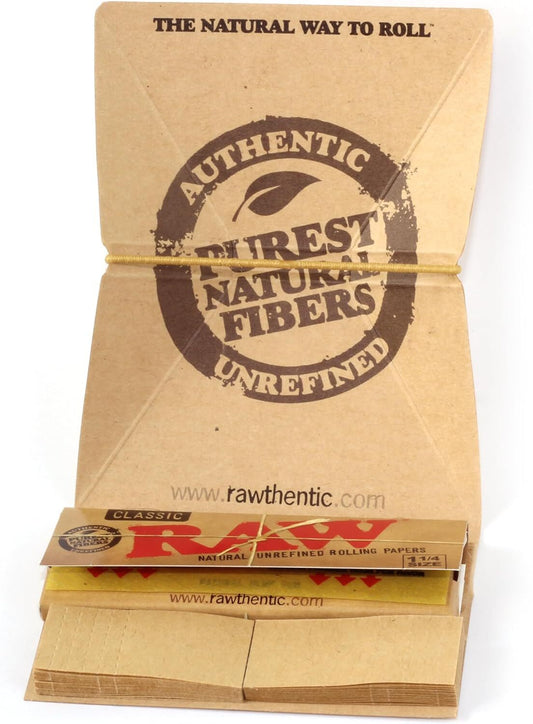 Raw 1 1/4 Size Slim Artesano - Tray, Papers, Tips (32 sheets)