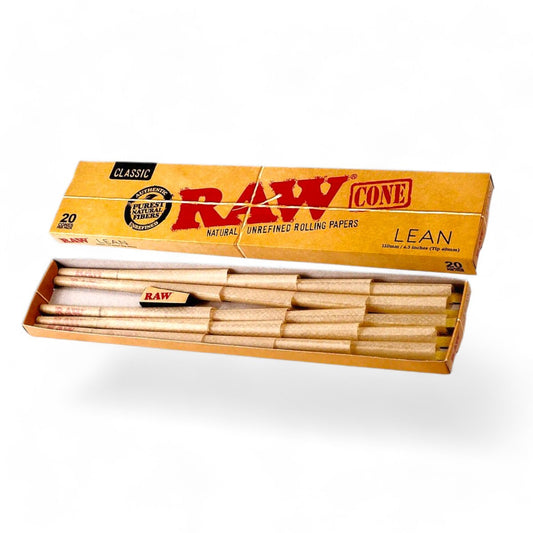 Raw Lean Pre Rolled Thin Cones 20 Pack