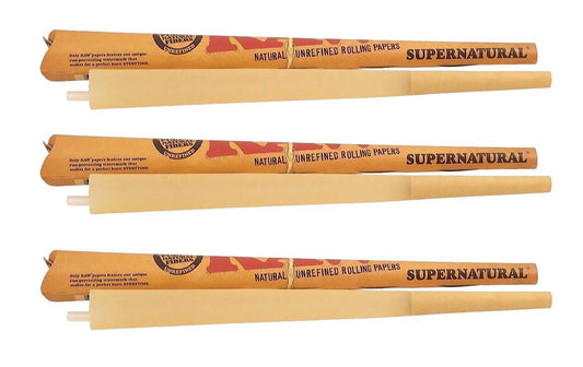 3 X Raw Classic 12" Extra Long Pre Rolled Paper Cone