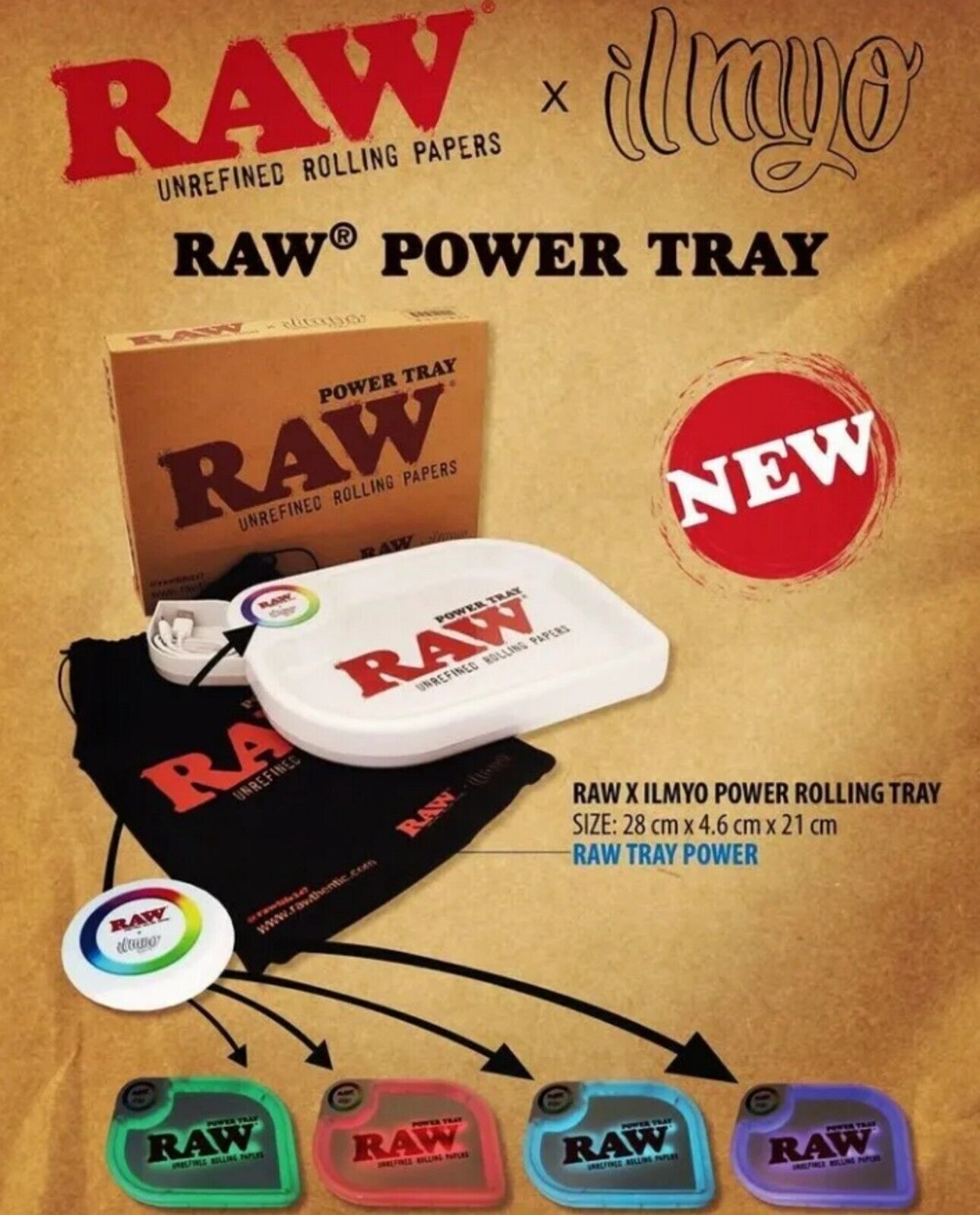 RAW X ilmyo Power Rolling Tray Limited Edition